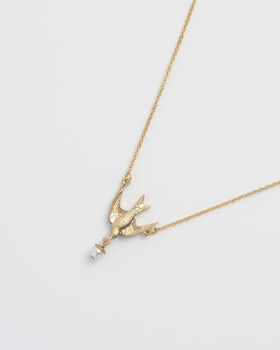 Swallow And Pearl Necklace, 5 of 9