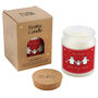 Personalised Family Gingerbread Scented Christmas Candle | 'Our Family…' | Penguins, thumbnail 5 of 5