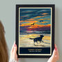 Labrador Limited Edition Beach Sunset Gift Print, thumbnail 5 of 12