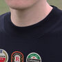 Nottingham Forest Football Beer Mats Oversized T Shirt, thumbnail 7 of 10