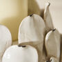 Aged White Artichoke Candle Holder Ornament, thumbnail 4 of 6