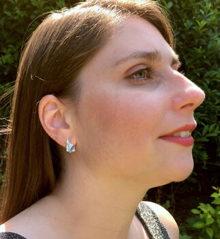 Sail Sailing Sterling Silver Ear Studs, 3 of 4
