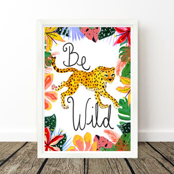 Be Wild Leopard Nursery Art, 9 of 11