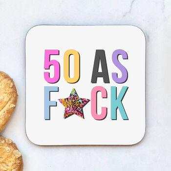 50 As F 50th Birthday Card, 3 of 3