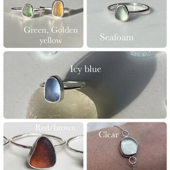 Statement Sea Glass Ring, 8 of 12