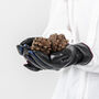 Soft Black Leather Gloves With Colour Detail, thumbnail 6 of 9