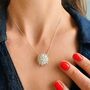 One Of A Kind Coral Reef Inspired Sterling Silver Necklace, thumbnail 1 of 10
