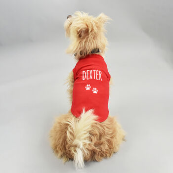 Personalised Name Pet Dog Vest Jumper, 2 of 3