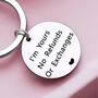 Forever Yours Sweetheart Keyring Gift, thumbnail 2 of 4