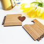 Set Of Two Personalised Heart Cut Out Coasters, thumbnail 5 of 5