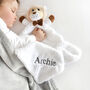 Personalised White Lion Baby Comforter, thumbnail 1 of 4