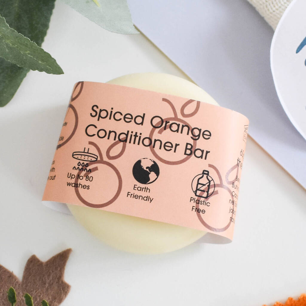 Spiced Orange Conditioner Bar For All Hair Types, 1 of 10