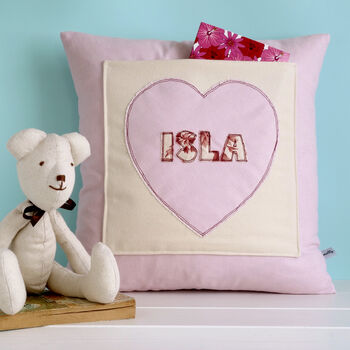 Personalised Pocket Cushion Gift For New Baby Girl, Christening Or Birthday, 10 of 12