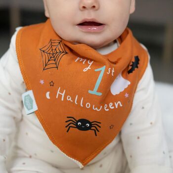 Baby's First Halloween Organic Outfit Gift Set, 6 of 6