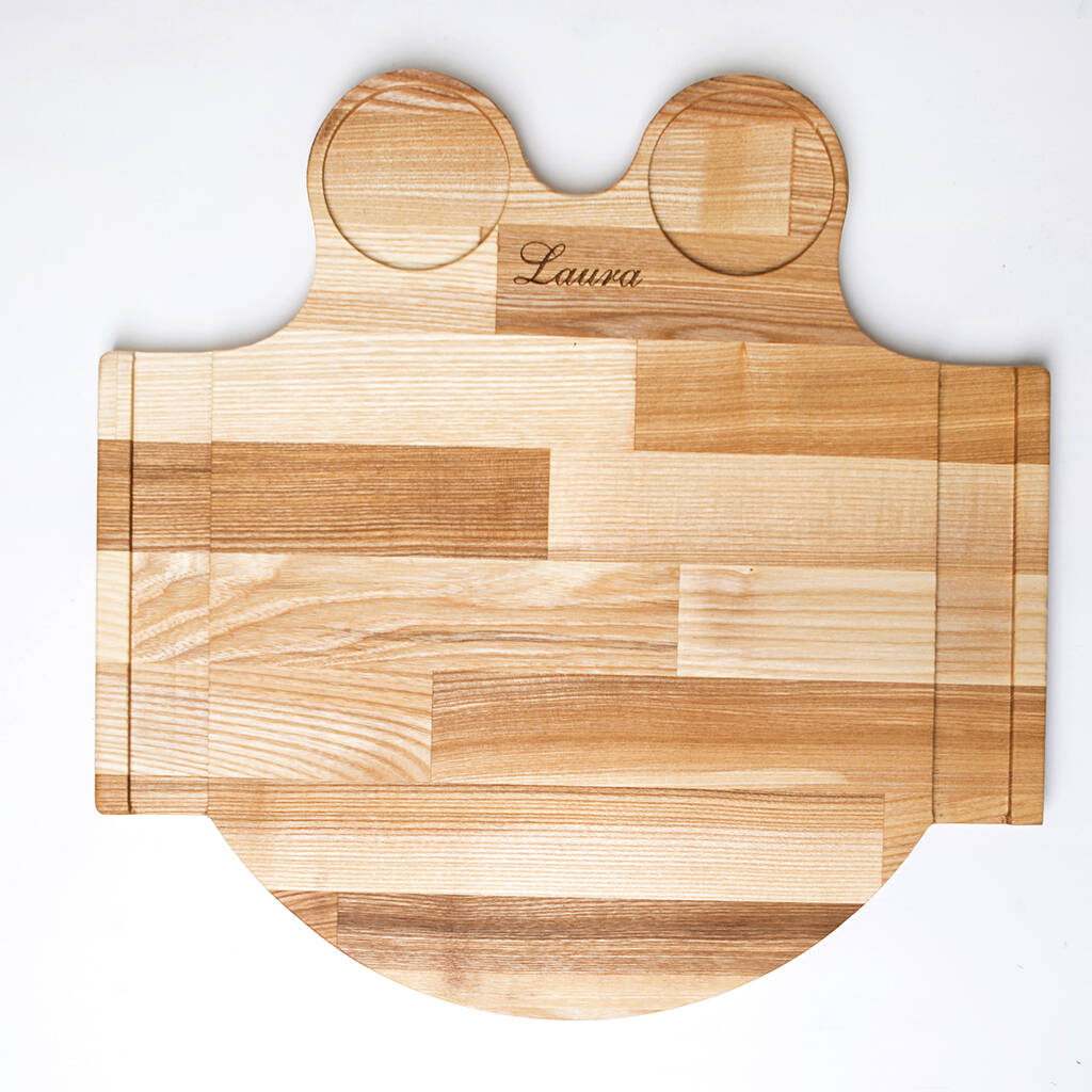 Eco Living Personalised Wood Placemats By Natural Gift Store