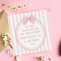 To Our Daughter On Her First Birthday As A Mummy Bow Card, thumbnail 2 of 5