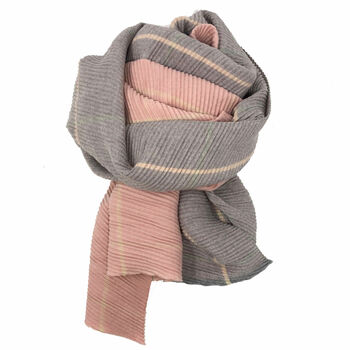 Super Soft Waffle Check Reversible Blanket Scarf, 7 of 8