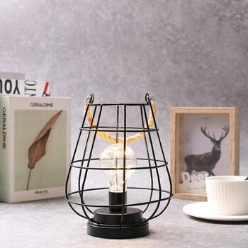 Black Hanging Battery Lamp, 3 of 6