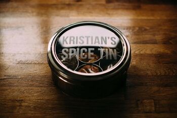 Indian Spice Tin With Nine Indian Spices, 6 of 6