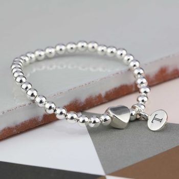 Personalised Tilly Silver Heart Bracelet, 3 of 4