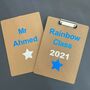 Teacher's Personalised Double Sided Clipboard, thumbnail 1 of 7