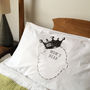 Personalised Luxury Crown Pillowcase, thumbnail 1 of 2