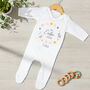 Personalised First Easter Babygrow Bodysuit, thumbnail 3 of 5