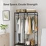 Portable Wardrobe With Hanging Rods And Shelves, thumbnail 5 of 12