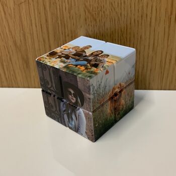 Personalized Photo Cube With Stand 50mm, 2 of 5