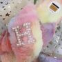 Personalised Rainbow Faux Fur Slippers, thumbnail 6 of 10