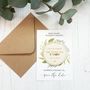 Tying The Knot Wooden Save The Date Magnet, thumbnail 6 of 8