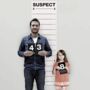 Mugshot Height Wall Growth Chart For Kids And Adults, thumbnail 1 of 4