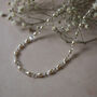 Aestas Choker Gold Filled Pearls And Herkimer Diamonds, thumbnail 7 of 9