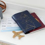 Luxe Leather Stitch Passport Cover, thumbnail 1 of 12