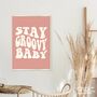 Stay Groovy Baby Print, thumbnail 2 of 8