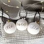 Personalised Christmas Bauble. Christmas Decorations, thumbnail 1 of 8
