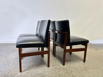Four Mid Century 1960s Dining Chairs By Vanson, 7 of 12