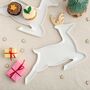 X Christmas Reindeer Porcelain Serving Platters Set, thumbnail 2 of 4