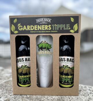 Hogs Back Brewery Gardeners Tipple Beer Gift Set, 4 of 4