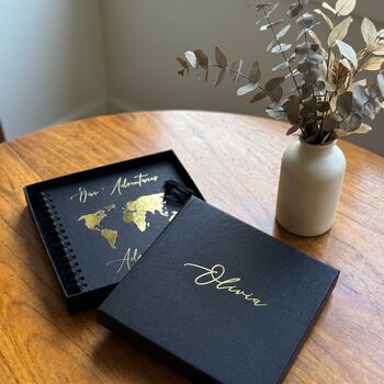 Personalised Travel Scrapbook Anniversary Gift Album, 3 of 12