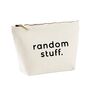Random Stuff Zipped Storage Bag Pouch, thumbnail 4 of 4