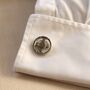 Steering Wheel Silver Cufflinks Gift For Car Lovers 316 L Stainless Steel, thumbnail 4 of 5