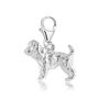Cockapoo Charm Sterling Silver, thumbnail 5 of 12