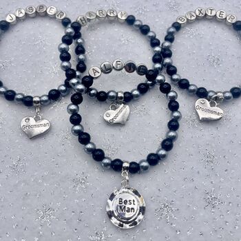 Personalised Page Boy Bracelet, Wedding Bracelet, 12 of 12
