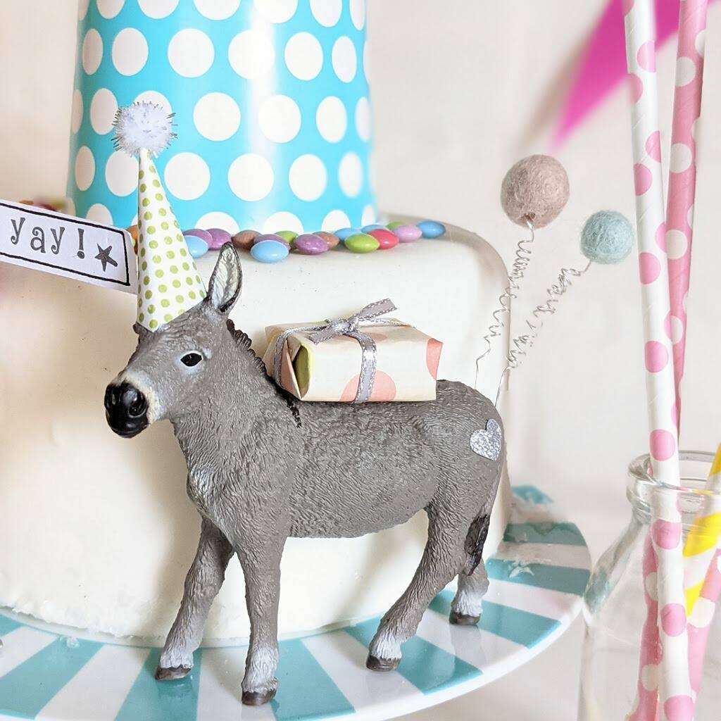 Personalised Party Animal Farmyard Cake Toppers By Zippitysstudio