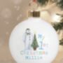 Personalised The Snowman My 1st Christmas Bauble, thumbnail 1 of 2