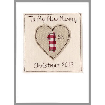 Personalised Heart Christmas Card For Her, 10 of 12