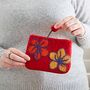 Felted Flower Purse, thumbnail 3 of 6