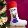 Personalised Dog Christmas Jumper Present Stocking, thumbnail 11 of 12
