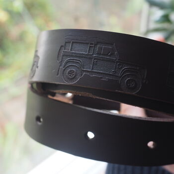 Off Road Vehicles Leather Belt, 4 of 10